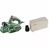 Bosch Elektro Hobelmaschine PHO 1500 (550 Watt, Hobelbreite 82 mm, im Karton) + Staubbeutel für Handhobel