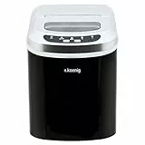 H.Koenig KB12 Eismaschine Timer Eiswürfelmaschine Eiswürfelbereiter mit 3 Größen f. große Eis-Mengen