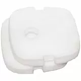 sera Filtervlies weiß (2 Stück) | Ersatzteil fil ba 130 / fil ba 130+UV | Original Feinfilter-Ersatz für Aquarienfilter