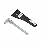 WIKISTORE TASCHEN NONIUS Caliper 150 mm with 4 Functions, Ventesimal Brake Caliper with 40 mm Jaws, Steel Screw Cap, Measuring Value 1/20 ° 0.05 mm / 1/128 Inch, Precise Work Tool