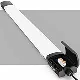 ANTENLICHT 2 Stücke LED Feuchtraumleuchte 150CM mit 45W 4950Lumen Kaltlweiß 5000k, Einfache Montage Wannenleuchte Flach Deckenleuchte Feuchtraum IP65 Werkstattlampe für Büro Keller Garage, Schwarz