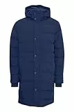 NORTH BEND NBPaolo Herren Parka wasserabweisend winddicht modischer Steppparka mit Kapuze, Größe:XL, Farbe:Navy Blazer (2048)