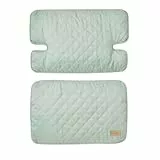 roba Sitzverkleinerer 2-teilig 'roba Style' - Zubehör für Hochstuhl 'Nature Up' - Sitzkissen abwischbar & gepolstert - Ab 6 Monaten - Frosty green