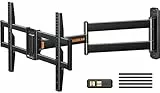 Perlegear TV Wandhalterung mit 822mm Langem Arm wandhalterung Fernseher für 32-75 Zoll LCD/LED/OLED Fernseher, schwenkbarer Gelenkarm 180° Drehbare, Ecke tv Halterung MAX VESA 600x400mm bis zu 45 KG