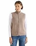 CECIL Damen 2515483 Weste mit Rippstruktur, Toffee Cream Melange, L