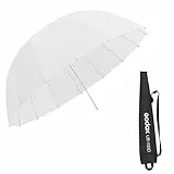 Godox UB-105D 105 cm Parabolischer Tiefweißer Studioschirm, weiches Licht, durchscheinend, für Fotografie, Videostudio, Aufnahmen, Speedlite-Blitzschirm
