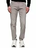 Indicode Herren Texas Jeanshose aus Baumwoll-Mischung mit Stretch | Denim Herrenjeans Lt Grey, 31/30