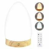 Deng Jr Tageslichtlampe 10000 Lux, Simulation von Tageslicht, Flimmer- und UV-freie LED-Technologie, Tageslichtleuchte mit Fernsteuerung, 3 Farbtemperaturen, Dimmer und Timer