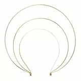 TOYANDONA Damen-Stirnbänder – Göttin-Stirnband, Metallkrone, Kopfschmuck, Krone, Diademe für Frauen, Brautschmuck, Hochzeit, Kostüm, Party, Cosplay, Göttin Zubehör (Gold)