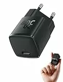 Baseus USB C Ladegerät, 30W Schnellladegerät Netzteil für iPhone 17 16 15 14 13 12 11 Pro Max, Galaxy 25 24, Handy Charger, USBC Stecker Adapter Ladestecker Schnellladen Power Adapter Ladestecker