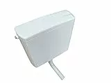 Geberit Aufputz Spülkasten AP140 für 2-Mengen-Spülung, Toilettenspülung tief hängend, mit flexiblem Wasseranschluss, geräuscharm, weiß, Art.Nr. 140300111