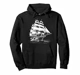 Seefahrt Seemann Dreimaster Segelschiff Pullover Hoodie