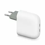 Google Pixel Flex Dual Port 67‑W-USB‑C-Schnellladegerät – Schnellladegerät für Pixel-Smartphones – Kompatibel mit Google-Produkten und Anderen USB-C-Geräten (Made by Google)