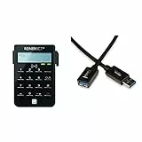 Reiner SCT cyberJack RFID Chip-Kartenlesegerät Standard | Generator für Online-Banking (HBCI/FinTS/EBICS); Elster & Amazon Basics USB 3.0-Verlängerungskabel A-Stecker auf A-Buchse, 2 m
