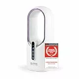 TZS First Austria Tischventilator mit Akku 2500mAh | USB Aufladekabel 5V | Leiser Ventilator mit Display-Touch-Sensor - weiß