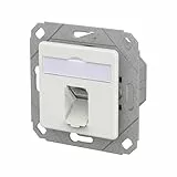 METZ CONNECT E-DAT C6A LSA++ Dose, 1 Port, UPk, verkehrsweiß