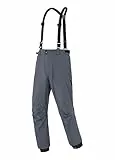 ATLASLAVA Herren Winter Skihose mit Trägern Wasserdicht Warm Winddicht Reißfest Rtmungsaktiv Darkgrey 2XL