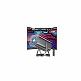 Mini Beamer 4k 1080P Unterstützung, Mini Projektor 22000L mit Android 12.0, WiFi 6 und Bluetooth 5.4, Heimkino Smart Beamer mit Auto Keystone Handy 270° Drehen für PC/HDMI/USB/TF Karte