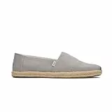 TOMS Herren Alpargata Rope Classic Flacher Slipper, Medium Grey, 46 EU
