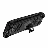 Gettimore Weiche TPU-Hülle für MSI Claw 8 AI+ mit integriertem Ständer, präzise Passform, leichte Schutzhülle für Handkonsole, Schwarz