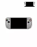 Schutzhülle für MSI Claw A8 BZ2EM Handheld Spielekonsole, yystao Schutzhülle aus Silikon kompatibel mit MSI Claw A8 BZ2EM, mit Umhängeband, staubdicht, stoßfest und langlebig, Weiß