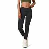 Amazon Essentials Damen Active Sculpt Workout Athleisure Mid Rise Leggings in voller Länge, Schwarz, L