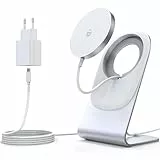 Wireless Charger Kompatibel mit Magsafe Ladegerät,iPhone ladestation,induktive ladestation,magnetisch Induktionsladegerät,Kabellos Schnellladegerät kompatibel für iPhone 17/16/15/14/13/12 Serie