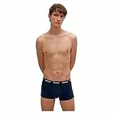 HUGO Herren Trunk Triplet Pack Boxershorts, New - Navy410, M EU