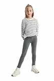 DeFacto Mädchen Leggings - Warme Thermoleggings für den Winter - Stilvolle Leggings für Mädchen