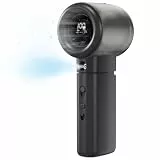 Handventilator mit Sprühfunktion – 16000RPM,5000mAh Akku,1–100 Stufenlos Einstellbar,USB-aufladbar,Tragbar & Leicht,Kühlender Mini-Ventilator mit Feinem Nebel für Sommer,Outdoor,Reise,Büro und Zuhause