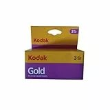 Kodak 6033971 Gold 200 Film (lila/gelb) – 3 Rollen – 24 Belichtungen pro Rolle