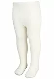 Sterntaler Strumpfhose uni - Baby und Kinder Strumpfhose mit hohem Baumwollanteil (90%) - hautsympathisch - bequeme Passform - pflegeleicht -Babykleidung ab Geburt - Größe 68, Farbe ecru