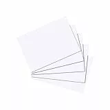 Herlitz Karteikarten A7 blanco VE=100 Stück weiß