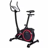 Christopeit Sport Fahrrad-Heimtrainer AL 2 Black Edition - 24-Stufig, 9kg Magnet-Bremssystem, LCD-Display, bis 150kg