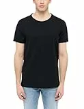 MUSTANG Herren T-Shirt Allen 2er Pack - Regular Fit S- 3XL Weiss Schwarz Stretch, Größe:XXL, Farbe:Black 4142