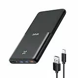VRURC Power Bank 30000mAh 22.5W Powerbank USB C Schnelles Aufladen Externe Handyakkus mit 4 Ausgänge und 3 Eingänge Tragbares Ladegerät kompatibel mit iPhone, Huawei, Tablets usw (Schwarz)
