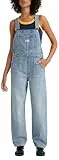 Levi's Women's Vintage Overalls, Z6765 Light Indigo, L