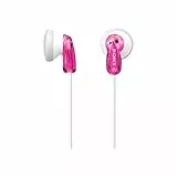Sony MDR-E9LP In-Ear / In-Ohr Kopfhörer (1,2m Kabel, Neodym-Magnet, für MP3-Player, Walkman, iPod) Rosa, Uni