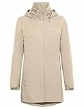 VAUDE Damen Regenjacke Escape Parka, wasserdichter Regen-Parka, atmungsaktiv und winddicht, linen, 44