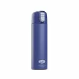 GSI Outdoors Microlite 500 Flip Vakuum-Isolierflasche, leicht, Edelstahl-Reisebecher, auslaufsicherer Klappdeckel, heiße und kalte Thermoskanne für Wandern und Outdoor, Amethyst, 500 ml