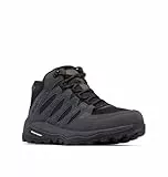 Columbia Men's Redmond Iv Waterproof Mid Rise Trekking and Hiking Boots, Black Mountain Red, 44 EU