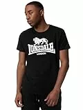 Lonsdale Herren St. Erney T Shirt, Schwarz, L EU