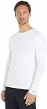 Tommy Hilfiger Herren Langarmshirts Basic, Mehrfarbig (White/White/White), XXL