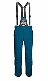 killtec Herren Skihose/Ski-Trägerhose mit abzippbarem Latz und Kantenschutz Larok, dunkelpetrol, S, 35244-000