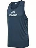 newline Men's nwlBEAT Singlet T-Shirt, Midnight Navy, 3XL