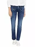 Herrlicher Damen Jeans Pitch Straight (DE/NL/SE/PL, Bundweite & Schrittlänge, 26, 34, 866 Blue Desire)