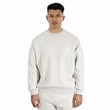 SMILODOX Sweatshirt Kade Herren - Regular Fit Pullover, Langarmshirt Mit Rundhalsauschnitt, Weiche Baumwollmischung, Komfort & Stil für Sport & Alltag