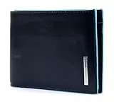 Piquadro PU1240B2/BLU2 Blue Square Geldbörse, Blau, 12 cm, blau, 12 cm, geldbörse