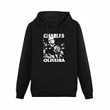THE KING OF TOMATO Charles Oliveira Fighter Hoody Unisex Ptinted Hoodies Long Sleeve Men's Hooded with Pocket Black XXXL
