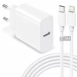 iPhone Ladekabel 3M mit USB C Ladegerät, 25W iPhone Ladegerät mit Ladekabel iPhone Schnellladekabel, iPhone Schnellladegerät USB C Netzteil Stecker Adapter für Apple iPhone 14 Pro Max/14 Plus/13/12/11